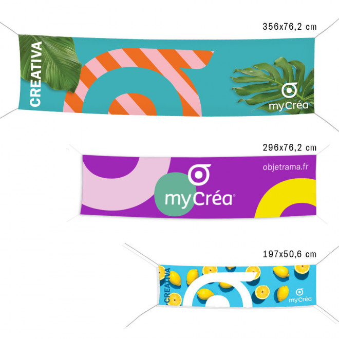 BANDEROLE PUBLICITAIRE 'CREATIVA' MULTI FORMATS