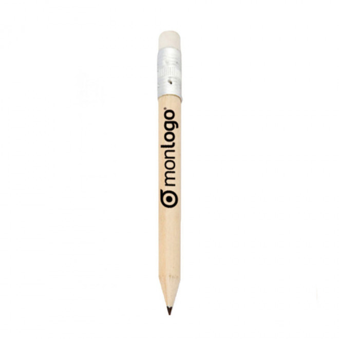 LOT DE 100 MINI CRAYONS A PAPIER PERSONNALISÉS EN BOIS 'CRAYOLITO'