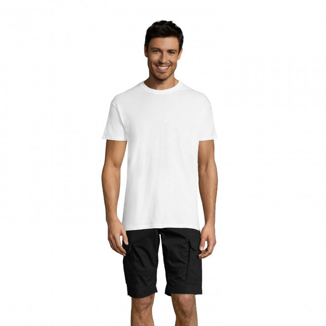 TEE SHIRT BLANC PUBLICITAIRE HOMME 'REGENT' 150 GR/M²