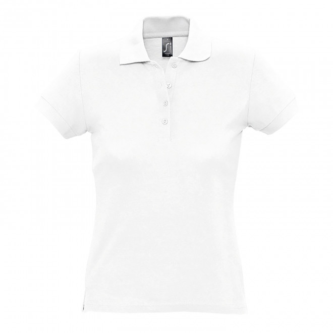 POLO PUBLICITAIRE FEMME 'PASSION' BLANC 170 GR/M²