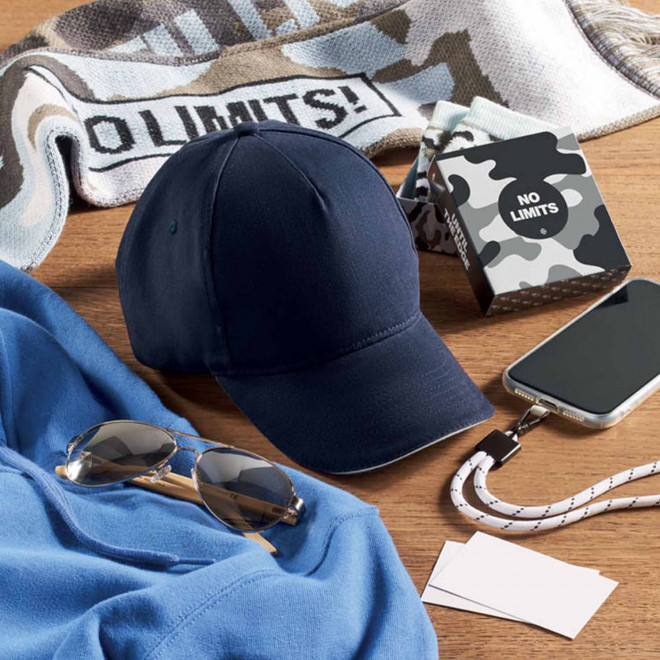 CASQUETTE PERSONNALISEE 'LONG BEACH' 260 GR/M²