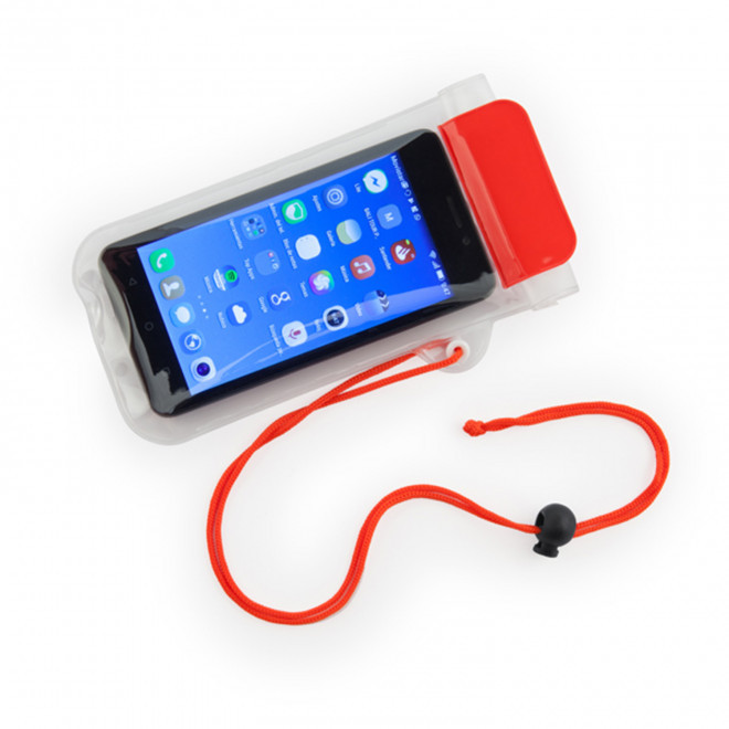 POCHETTE PERSONNALISABLE ÉTANCHE POUR PORTABLE 'WATERPRO'