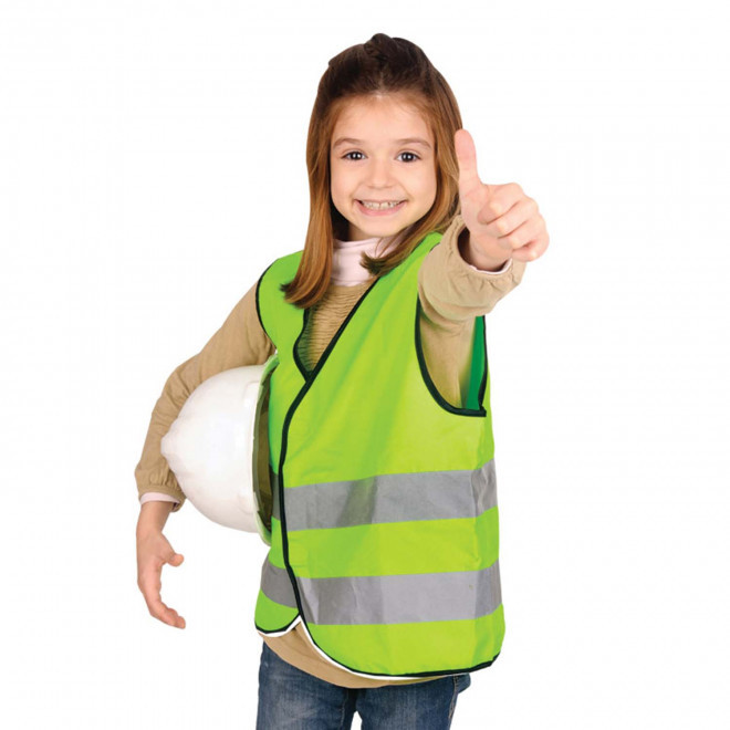GILET DE SECURITE PERSONNALISABLE ENFANT 'FLUOSAFE'