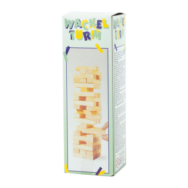 JEU DE CONSTRUCTION PUBLICITAIRE EN BOIS 'TURM'