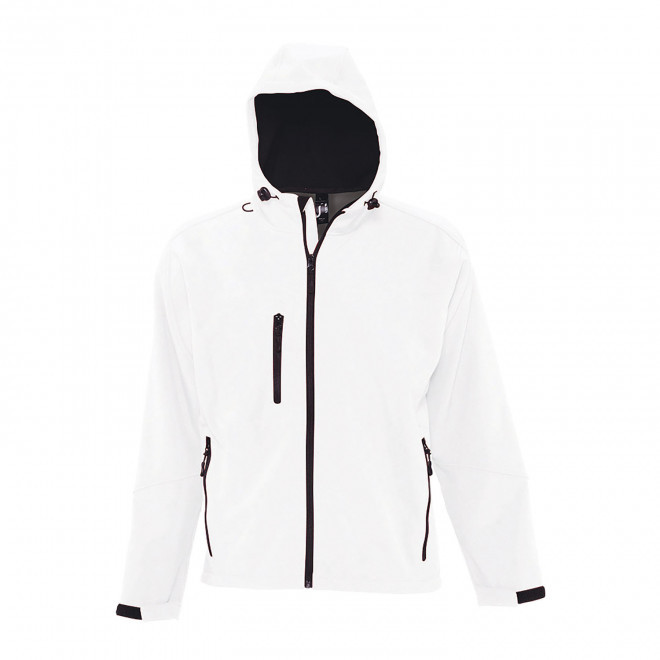 VESTE SOFTSHELL A CAPUCHE HOMME 'REPLAY ' 340 GR/M²