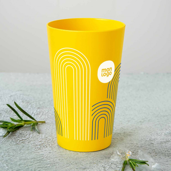 GOBELET PERSONNALISÉ RÉUTILISABLE 30 CL 'CUP'