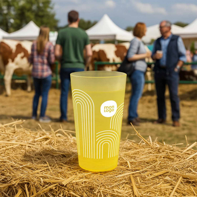 GOBELET PERSONNALISÉ RÉUTILISABLE 60 CL 'CUP'