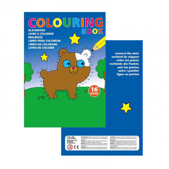 CAHIERS DE COLORIAGE POINTS A RELIER A4 OU A5 'JULIE'