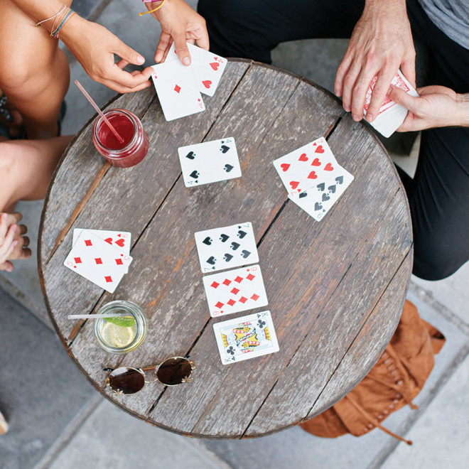 JEU DE 54 CARTES PUBLICITAIRE 'FLUSH'