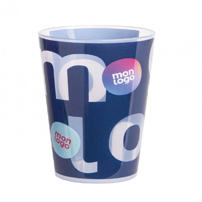 GOBELET A CAFE RÉUTILISABLE PERSONNALISABLE 10 CL QUADRI 'CUP'