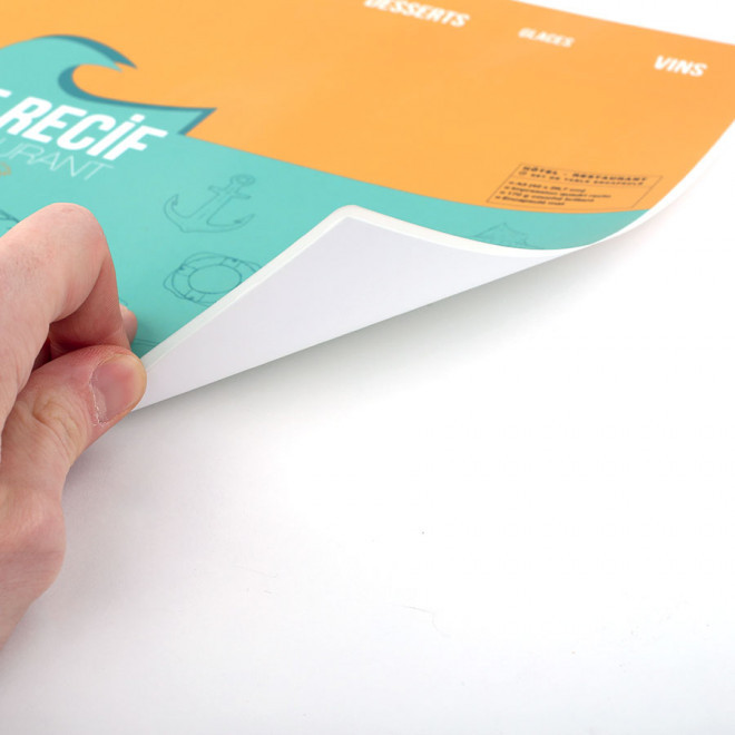 SET DE TABLE PUBLICITAIRE PLASTIFIÉ 'TERMOLI'