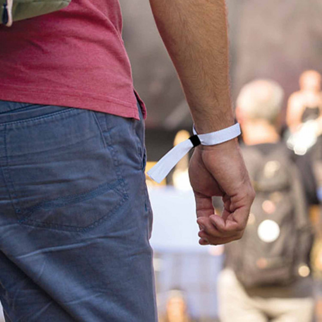 BRACELET EN SATIN PUBLICITAIRE  'ANIMÉ'