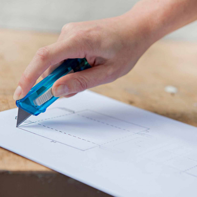 CUTTER PUBLICITAIRE À LAME RÉTRACTABLE 'TSAMBA'