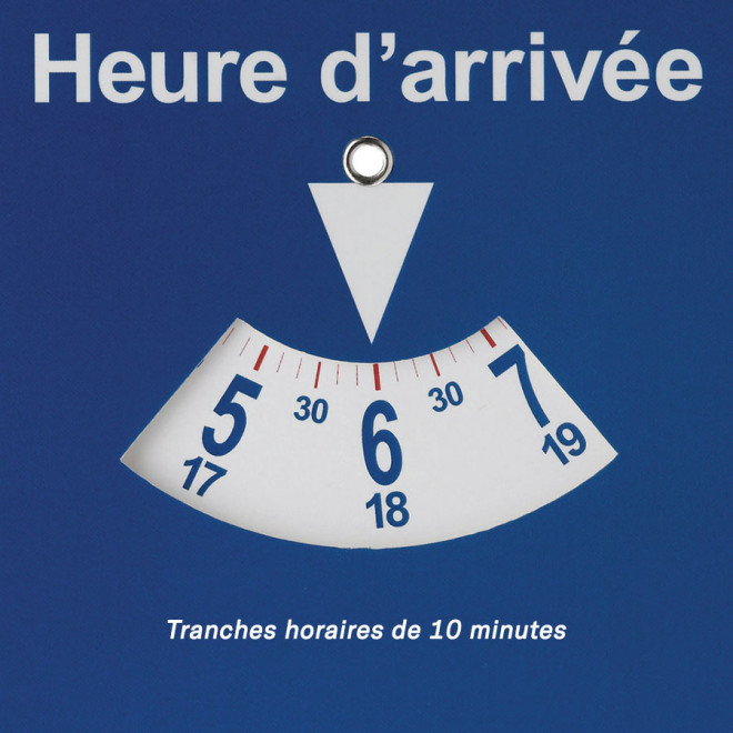 DISQUE DE STATIONNEMENT PERSONNALISÉ 'APARKA'