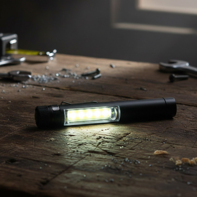 LAMPE DE POCHE PUBLICITAIRE À LED 'ALLUMIA'