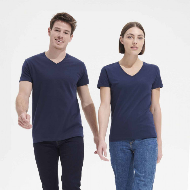 TEE SHIRT HOMME PUBLICITAIRE COL V 'IMPERIAL V'