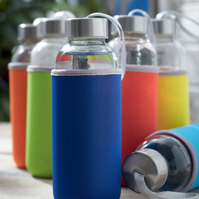 BOUTEILLE EN VERRE PERSONNALISABLE 'MALDEN'