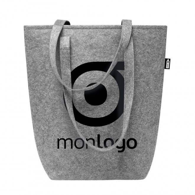 SAC SHOPPING FEUTRINE PUBLICITAIRE EN RPET 'NEUKY'