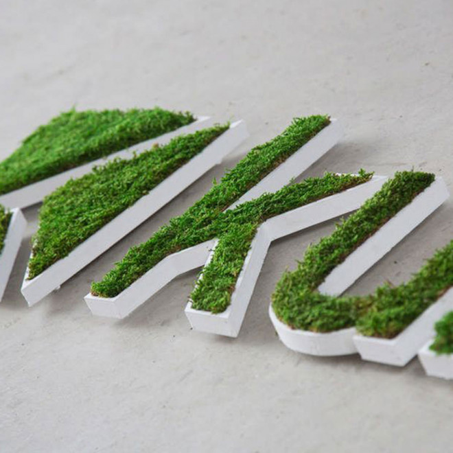 LOGO VÉGÉTAL PERSONNALISABLE EN PVC 'NATURIA'