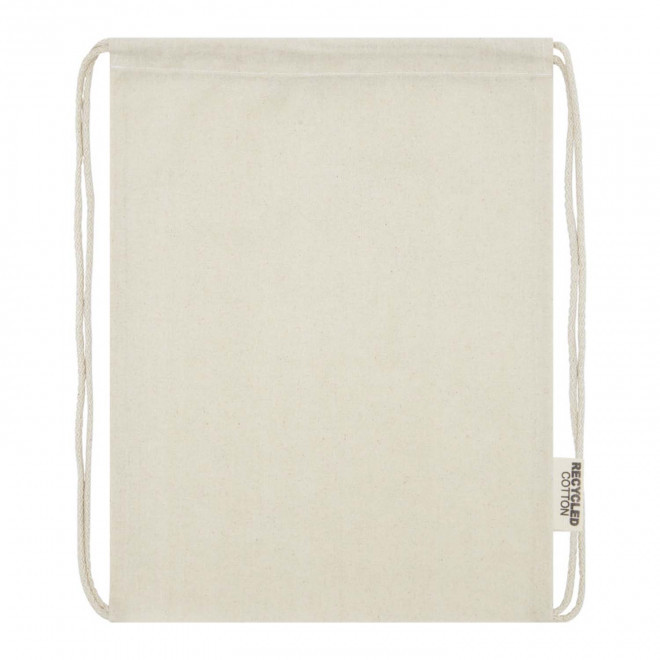 SAC A DOS PERSONNALISABLE EN COTON 'RHIDA RECYCLE' 140GR