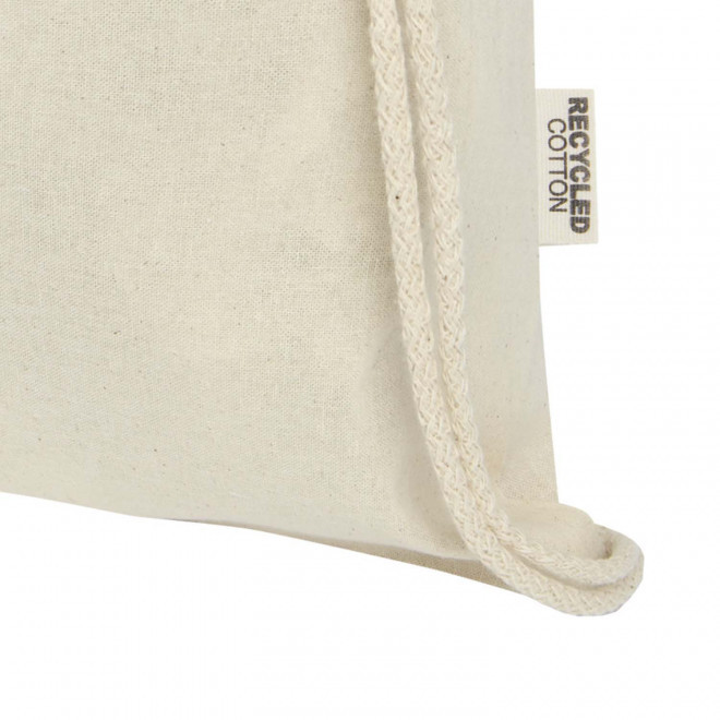 SAC A DOS PERSONNALISABLE EN COTON 'RHIDA RECYCLE' 140GR