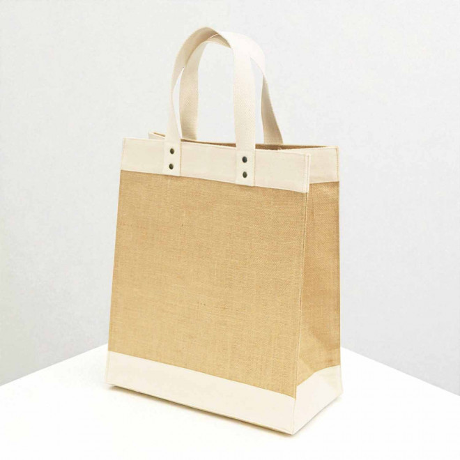 CABAS PERSONNALISABLE EN JUTE ANSES COTON 'KENDRACK'