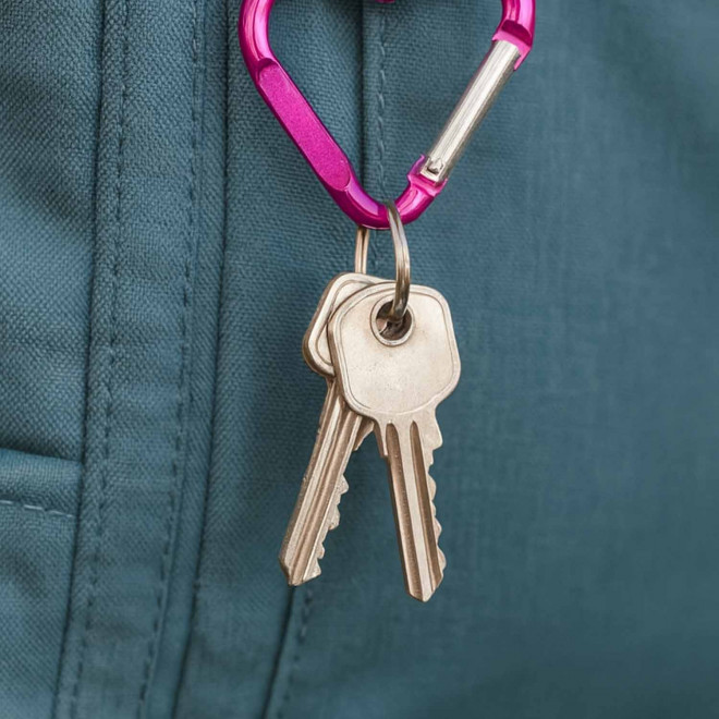 PORTE CLES MOUSQUETON PERSONNALISABLE 'WALL COEUR'