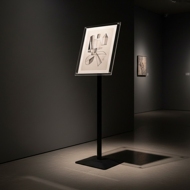 PRESENTOIR PUPITRE A4 PERSONNALISABLE 'OUKO'