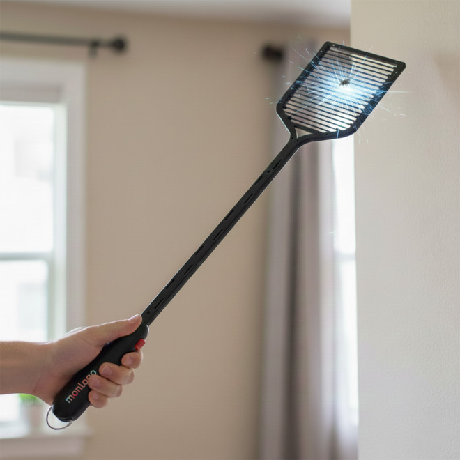 TAPETTE A MOUCHES ELECTRIQUE PERSONNALISABLE 'BREYZ'