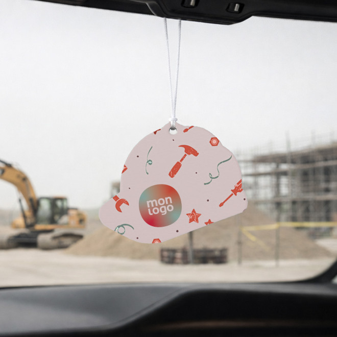 DESODORISANT VOITURE PERSONNALISABLE 'KENDO CASQUE'