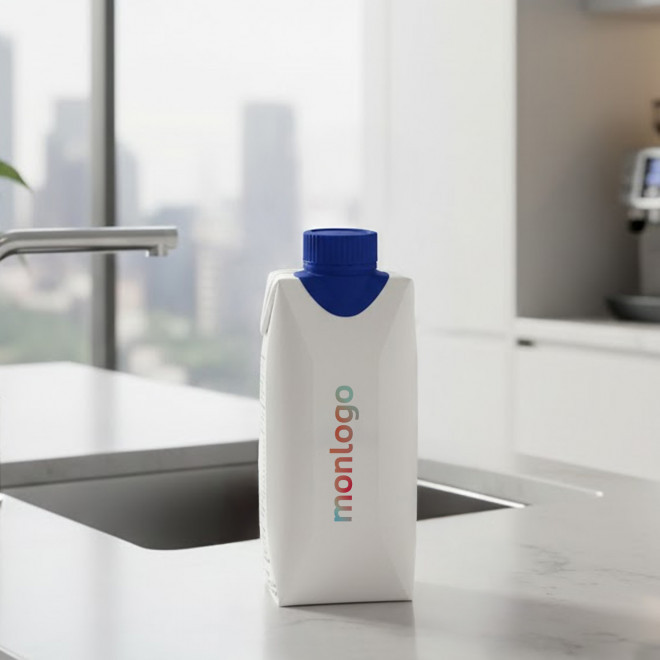 BOUTEILLE EAU EN CARTON 330ML PERSONNALISABLE 'HYDRATON'