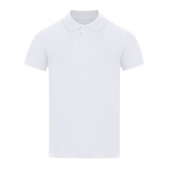 POLO HOMME PERSONNALISABLE BLANC 'CHARLES'