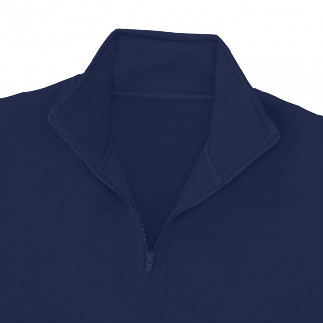 SWEAT SHIRT MIXTE DEMI ZIP PERSONNALISABLE 'MORALIE 2.0'