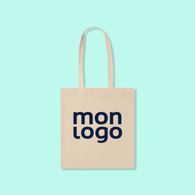 TOTE BAG EN VELOURS COTELE PERSONNALISE 'MOMAX'