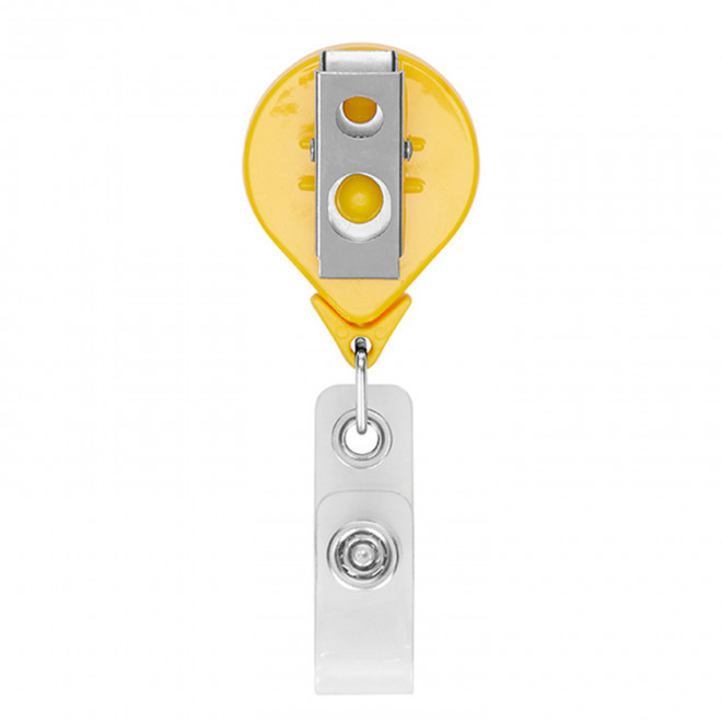 PORTE BADGE DEROULEUR PERSONNALISE 'DISTUBI GOUTTE'