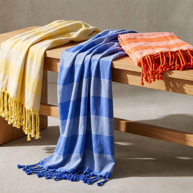 SERVIETTE PAREO/FOUTA PERSONNALISEE 'TEO'