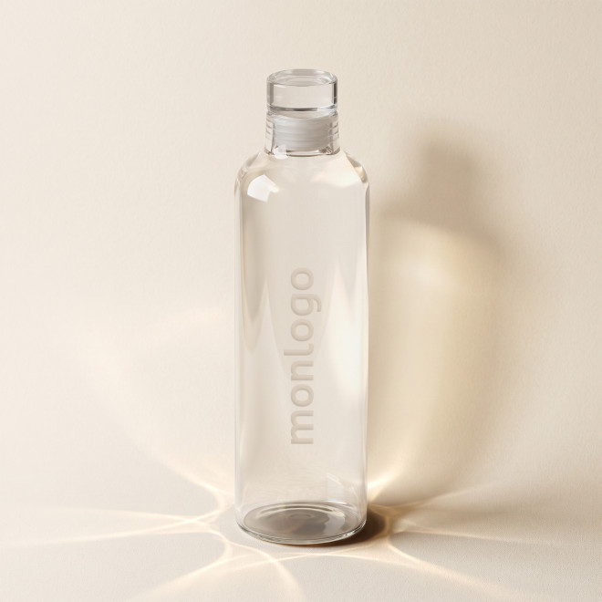 CARAFE EN VERRE BOROSILICATE 500ML PERSONNALISABLE 'POUPA'