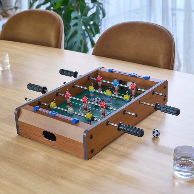 MINI BABY FOOT DE TABLE PROMOTIONNEL 'BARCELONE'