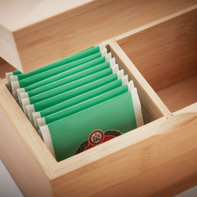 BOÎTE À THE EN BAMBOU