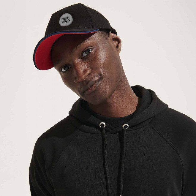 CASQUETTE PUBLICITAIRE TRICOLORE 'LONGCHAMP'