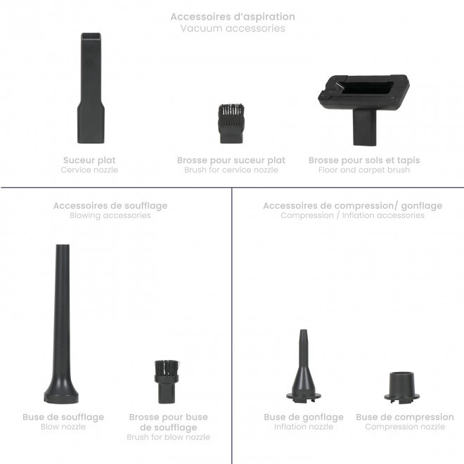 ASPIRATEUR A MAIN MULTIFONCTION LIVOO®