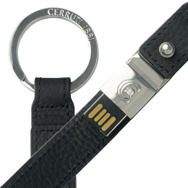 PORTE CLÉS PERSONNALISÉ AVEC CLÉ USB 16 GO CERRUTI 1881® 'HAMILTON'