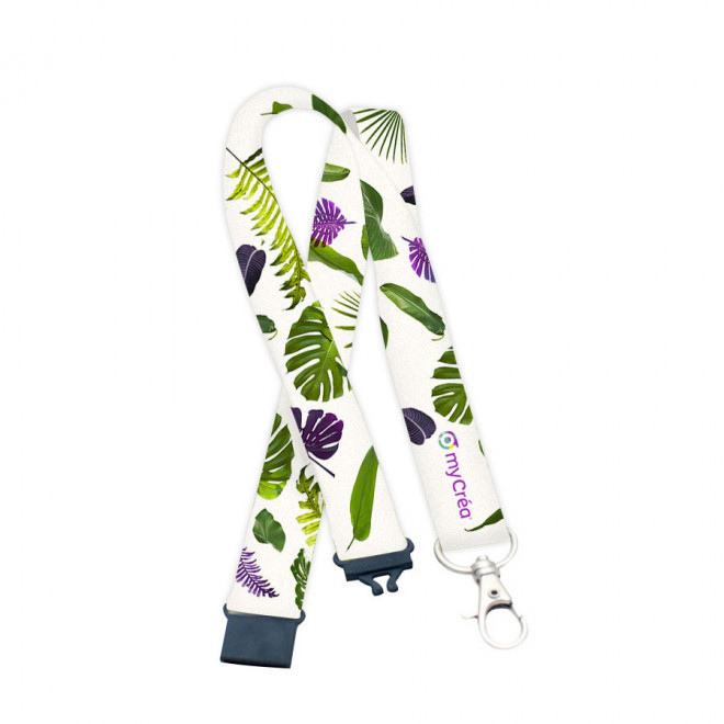 TOUR DE COU PERSONNALISÉ AVEC CLIP DE SECURITÉ EN QUADRICHROMIE 'OTTAWA'