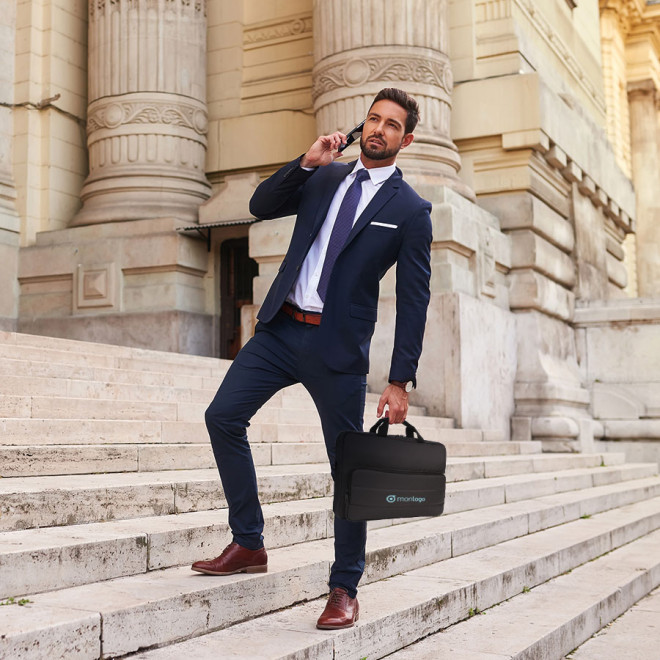 SACOCHE PUBLICITAIRE POUR ORDINATEUR IMPACT EN RPET AWARE 'ESPOO'