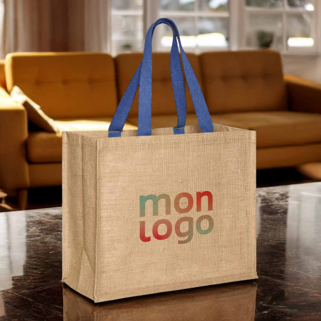 CABAS PUBLICITAIRE EN JUTE 'PAROS'