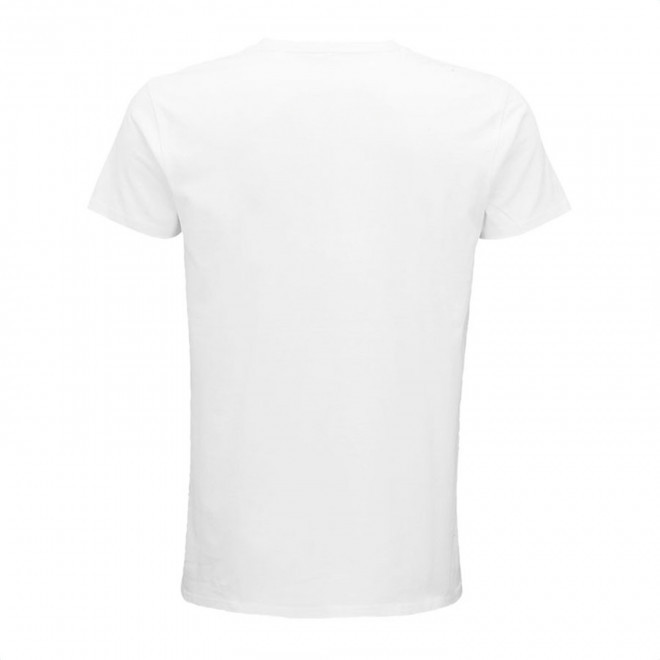 TEE SHIRT PUBLICITAIRE HOMME BIO BLANC 'PIONEER' 175 GR/M²