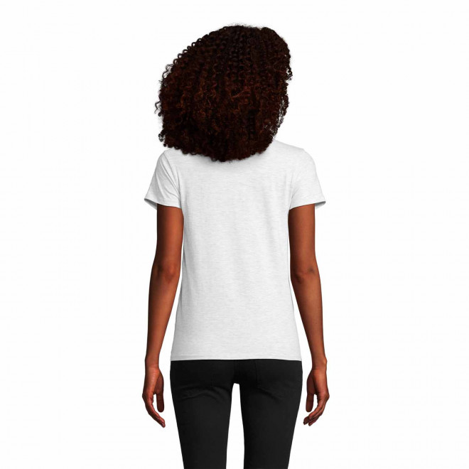 TEE SHIRT PUBLICITAIRE FEMME BIO BLANC 'PIONEER' 175 GR/M²