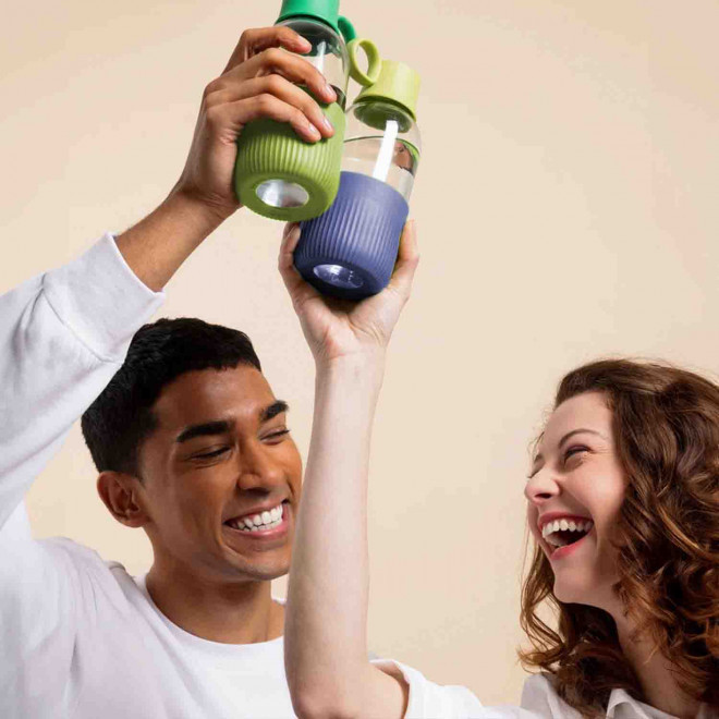 GOURDE TRANSPARENTE PUBLICITAIRE EN VERRE 'GOBI INDOOR'