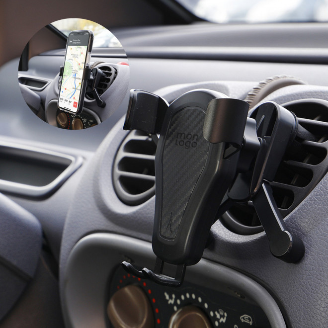 SUPPORT TELEPHONE VOITURE PERSONNALISABLE  'HESTIA'