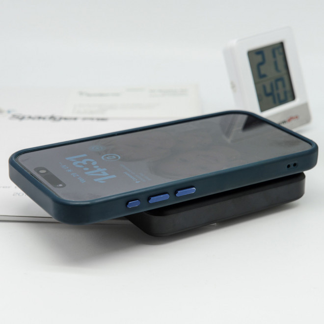 BATTERIE DE SECOURS PUBLICITAIRE AVEC CHARGEUR INDUCTION 10 000 MAH AKASHI® 'GOMER'
